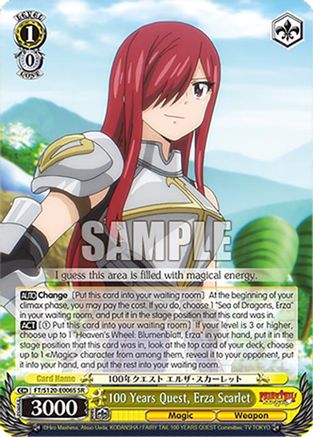 100 Years Quest, Erza Scarlet (SR) (FT/S120-E006S SR) - FAIRY TAIL 100 YEARS QUEST