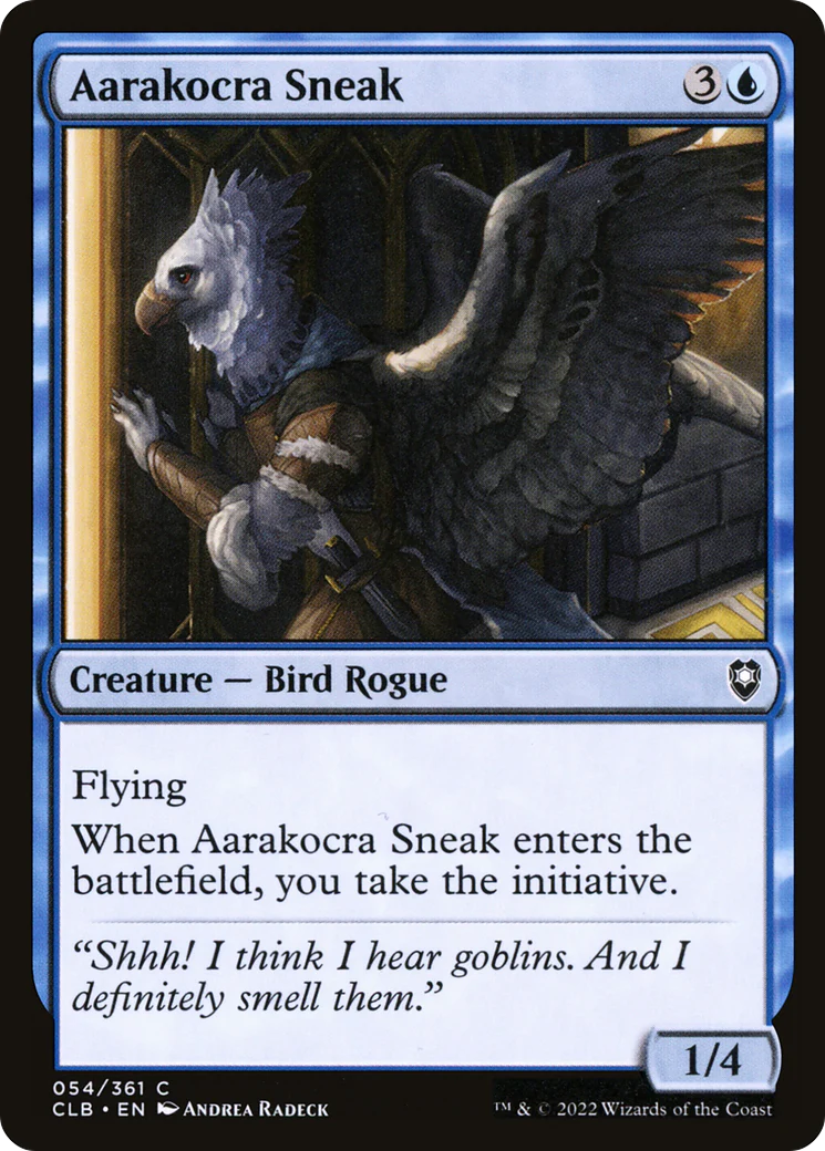 Aarakocra Sneak (CLB-054) Foil - Commander Legends: Battle for Baldur's Gate