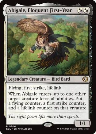 Abigale, Eloquent First-Year (ECL-204) Foil - Lorwyn Eclipsed