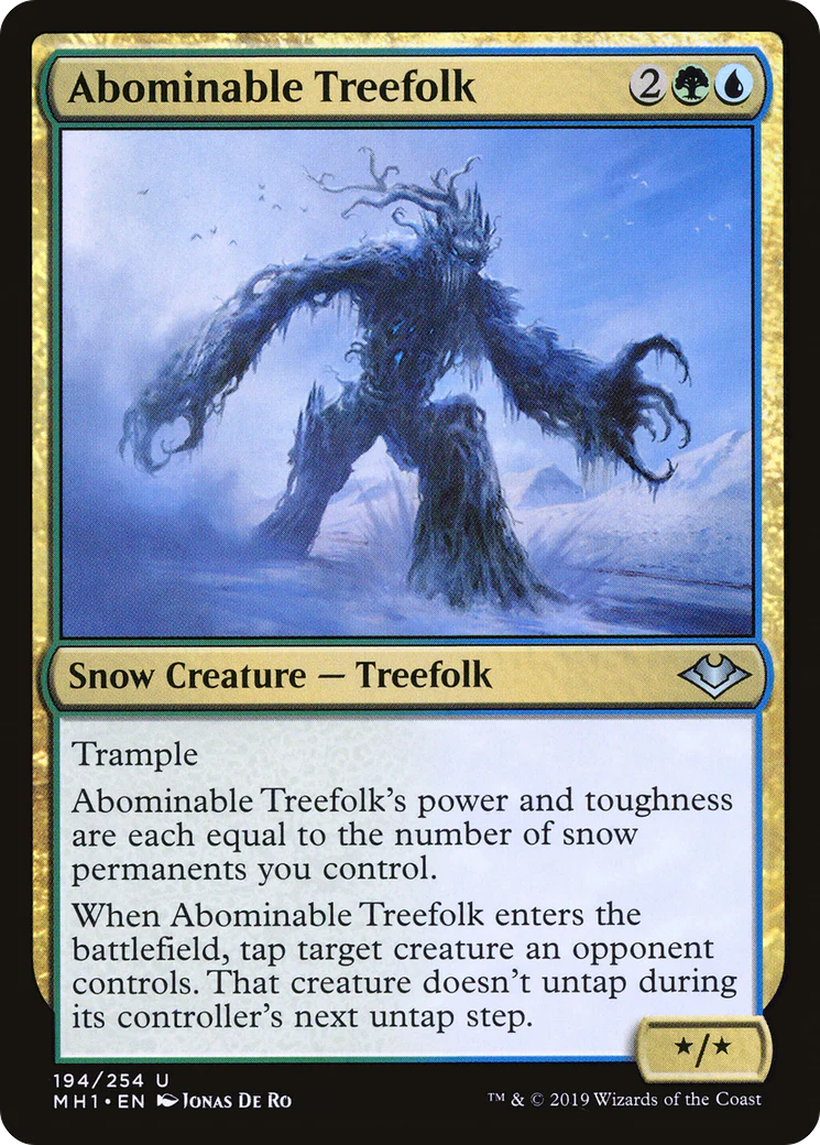Abominable Treefolk (MH1-194)  - Modern Horizons