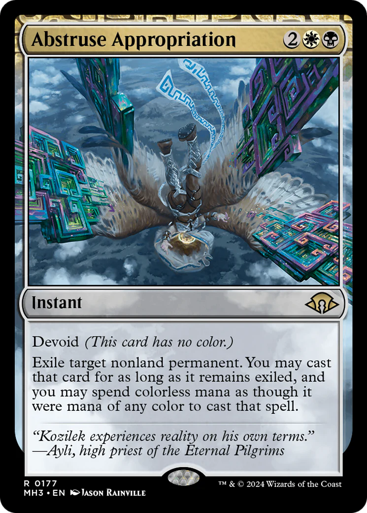 Abstruse Appropriation (MH3-177) Foil - Modern Horizons 3: (devoid)