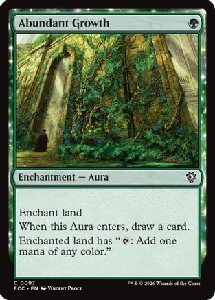 Abundant Growth (ECC-097)  - Commander: Lorwyn Eclipsed
