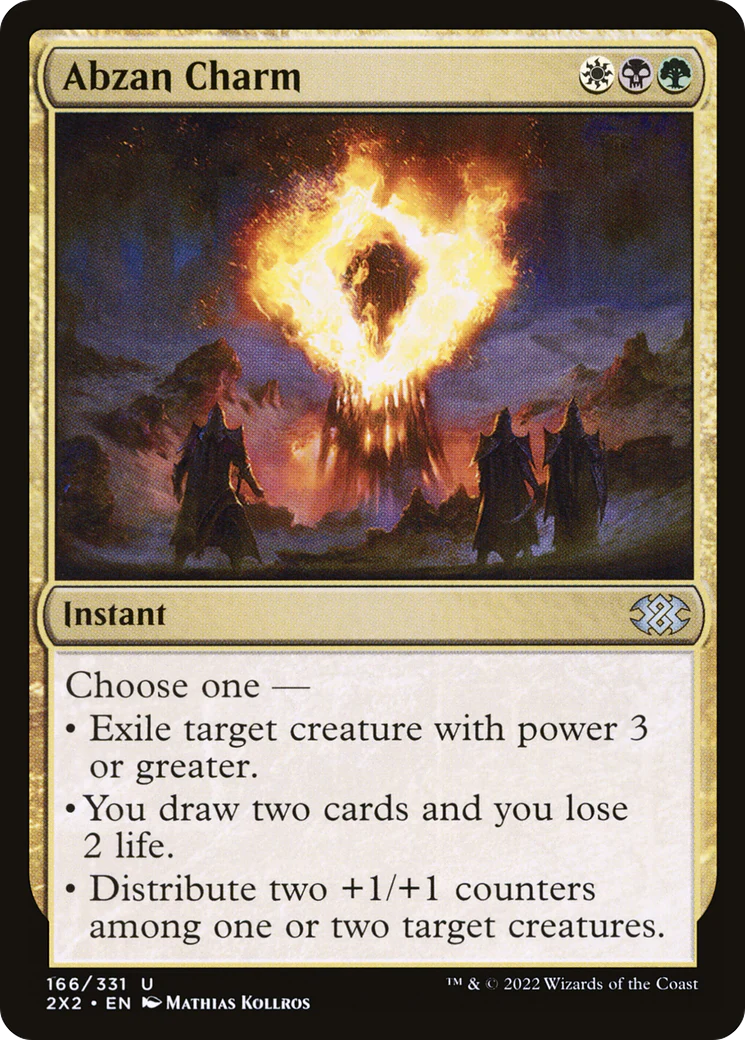 Abzan Charm (2X2-166)  - Double Masters 2022