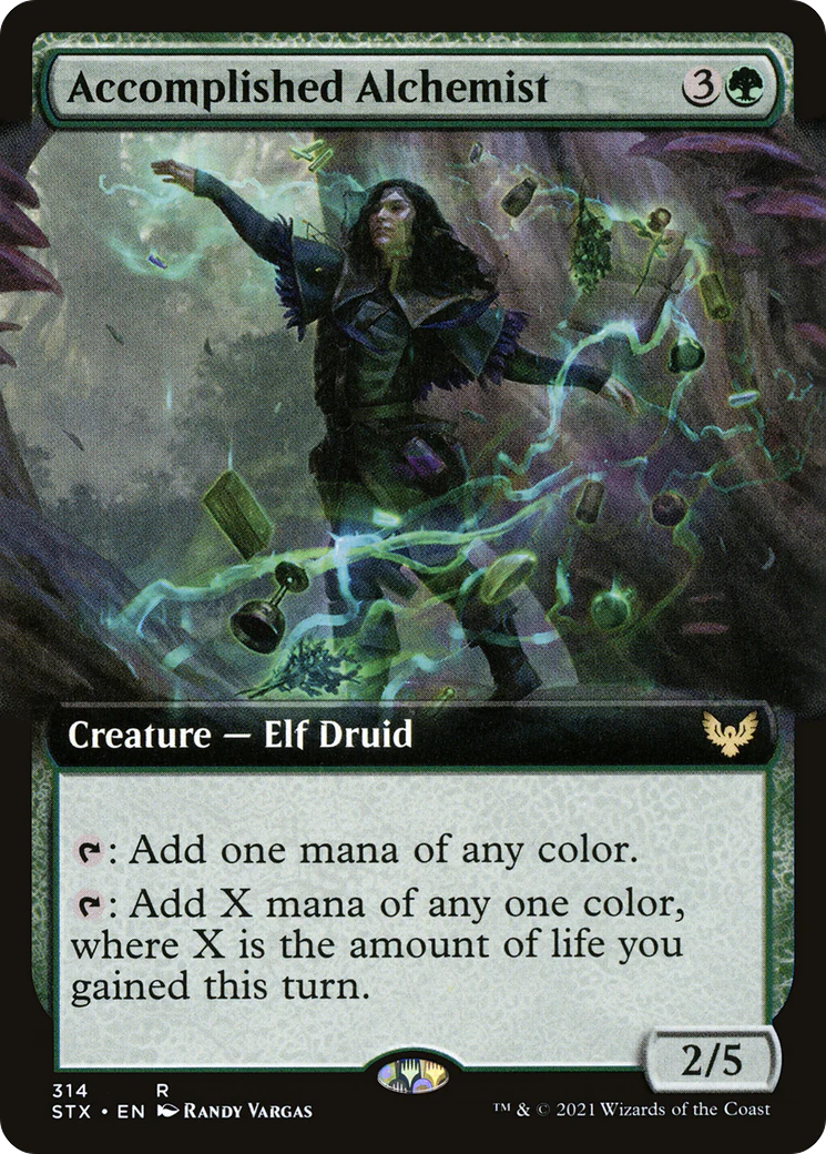 Accomplished Alchemist (Extended Art) (STX-314)  - Strixhaven: School of Mages: (Extended Art)