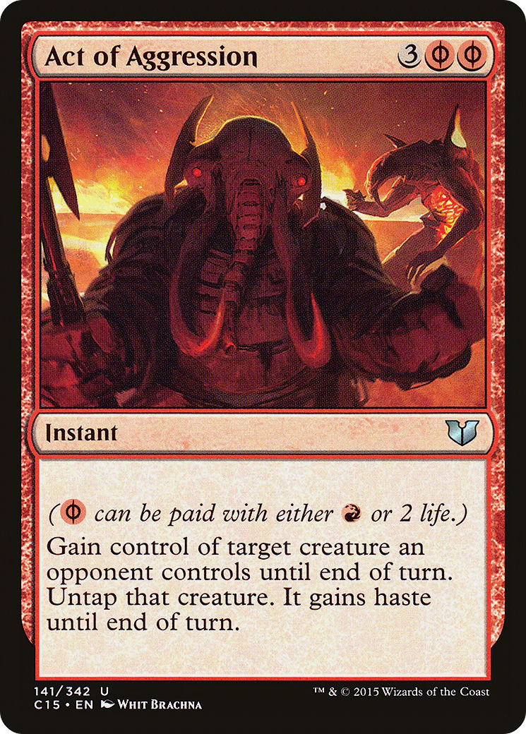 Act of Aggression (C15-141)  - Commander 2015