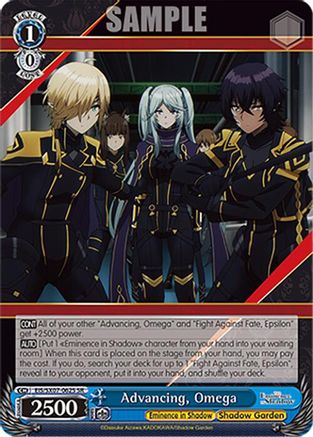 Advancing, Omega (SR) (EIS/SX07-062S) - The Eminence in Shadow
