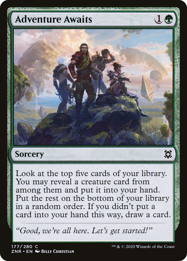 Adventure Awaits (ZNR-177)  Foil - Zendikar Rising