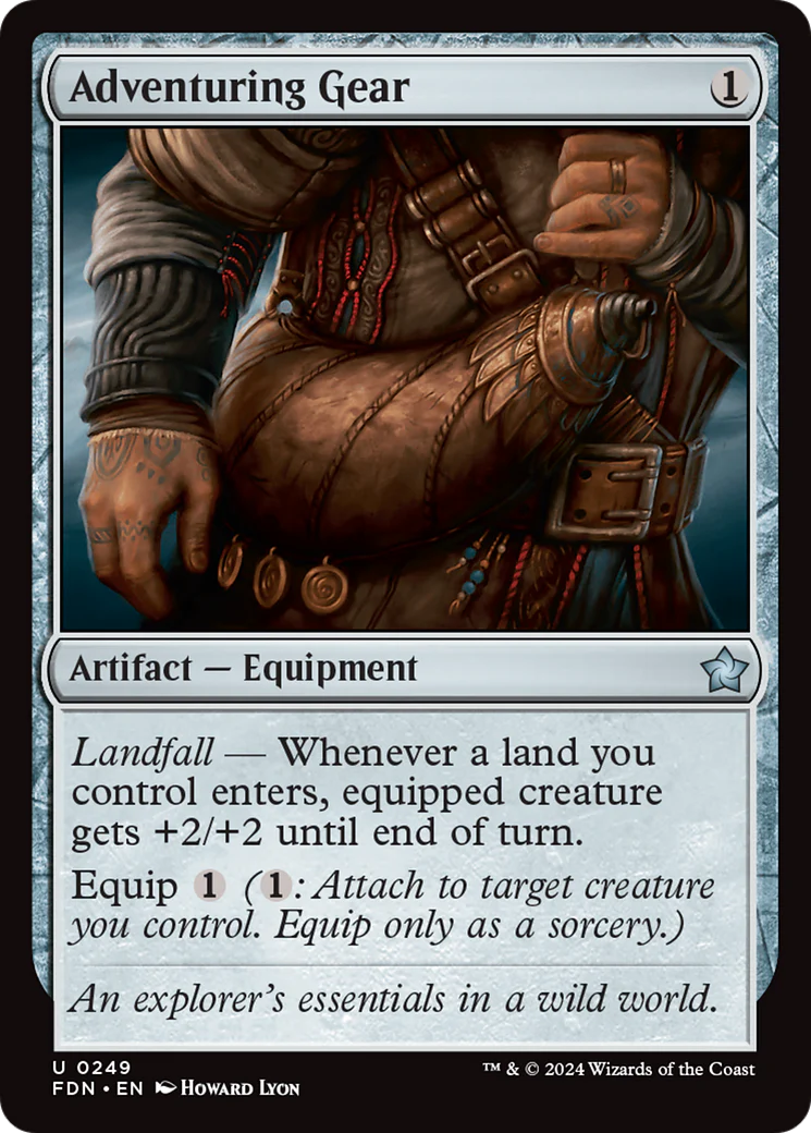 Adventuring Gear (FDN-249)  Foil - Foundations