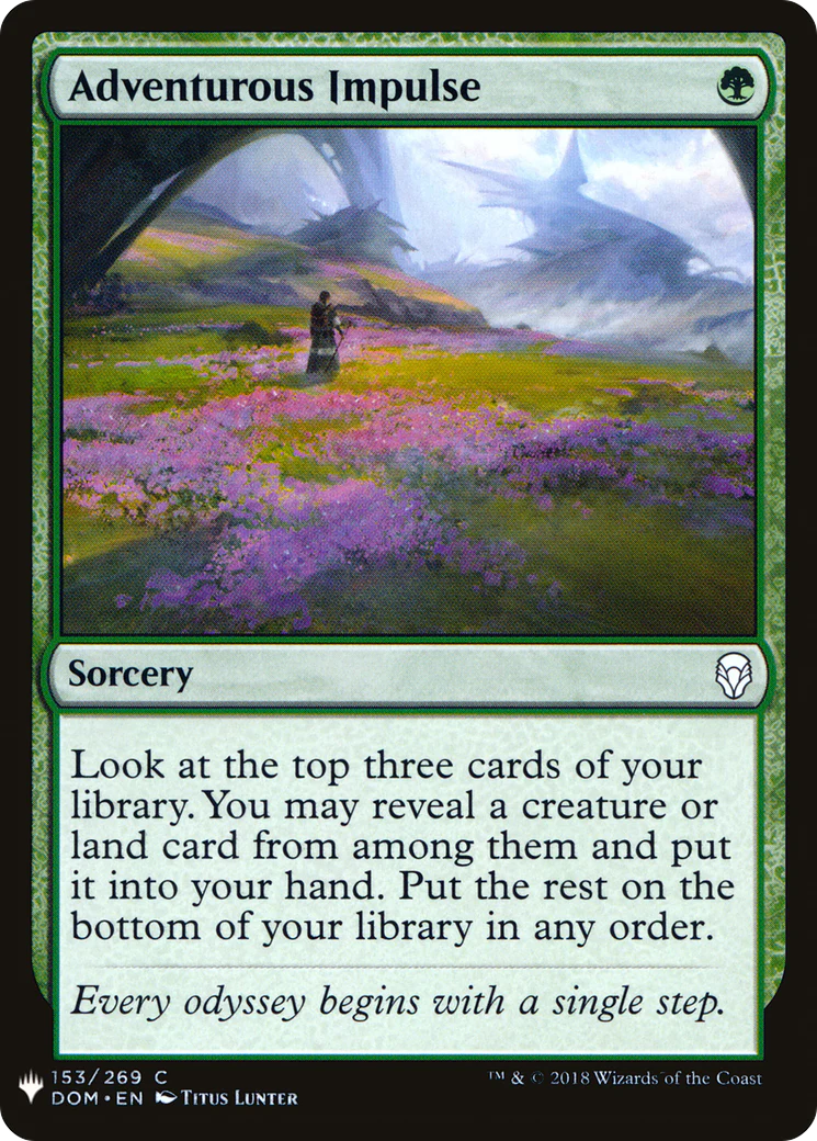 Adventurous Impulse (LIST-153)  - The List