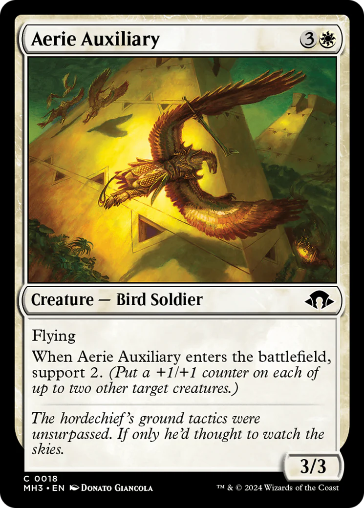 Aerie Auxiliary (MH3-018)  Foil - Modern Horizons 3