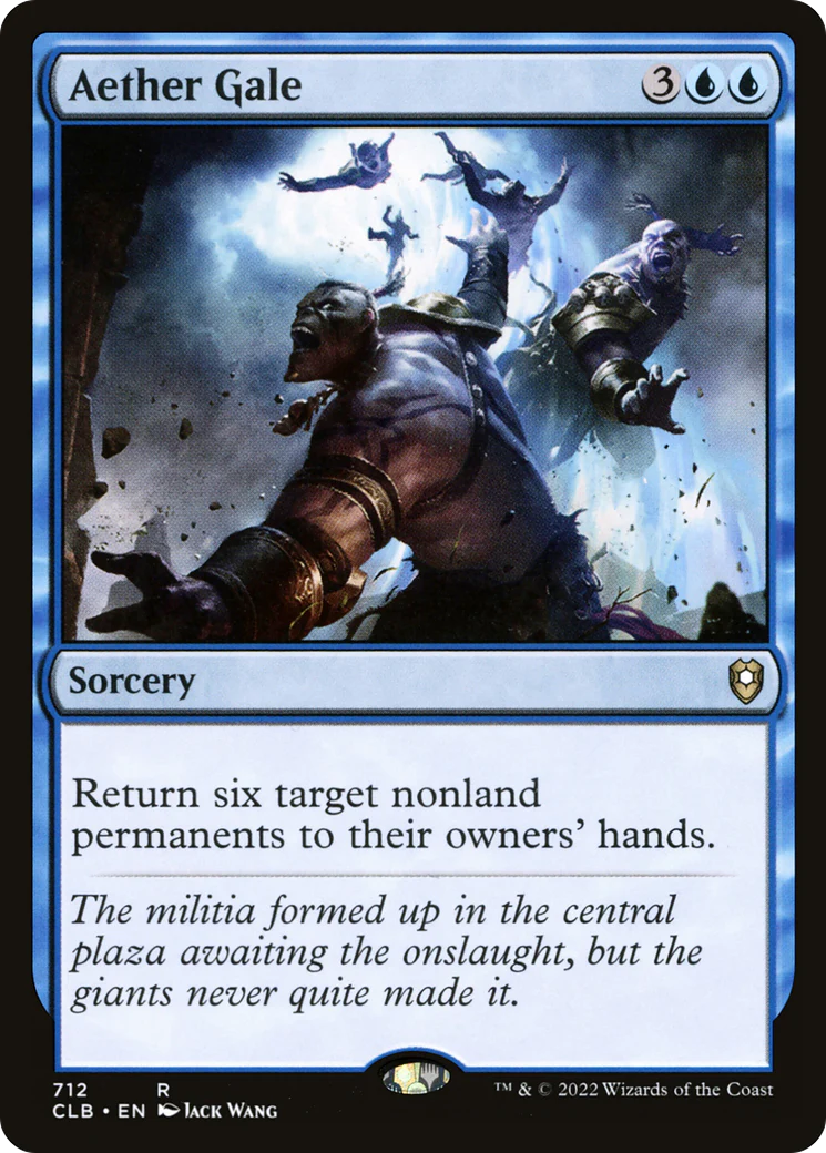 Aether Gale (CLB-712)  - Commander Legends: Battle for Baldur's Gate