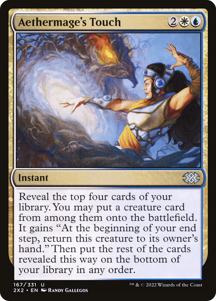 Aethermage's Touch (2X2-167)  Foil - Double Masters 2022