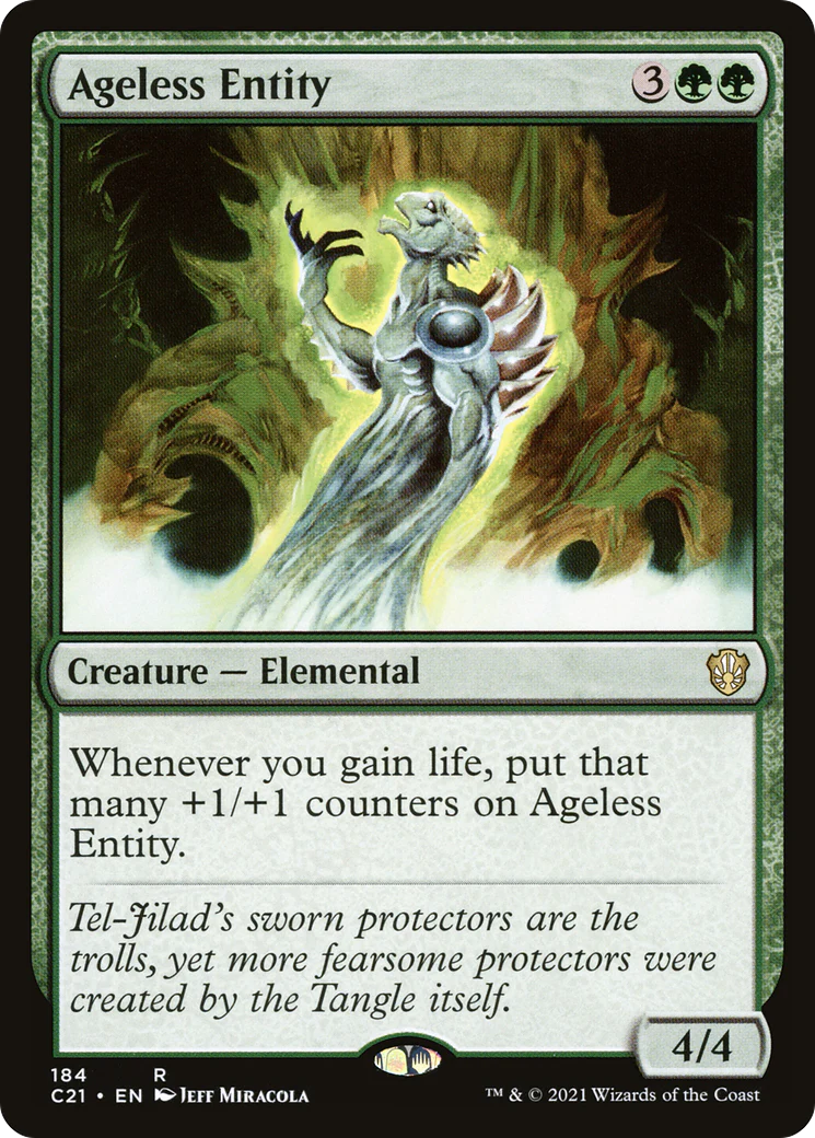 Ageless Entity (C21-184)  - Commander 2021