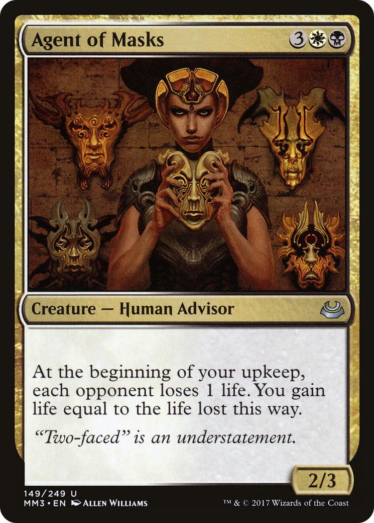 Agent of Masks (MM3-149)  Foil - Modern Masters 2017