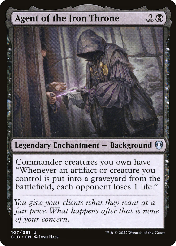 Agent of the Iron Throne (CLB-107)  Foil - Commander Legends: Battle for Baldur's Gate