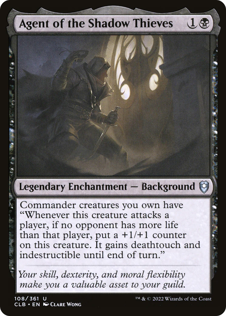 Agent of the Shadow Thieves (CLB-108)  - Commander Legends: Battle for Baldur's Gate