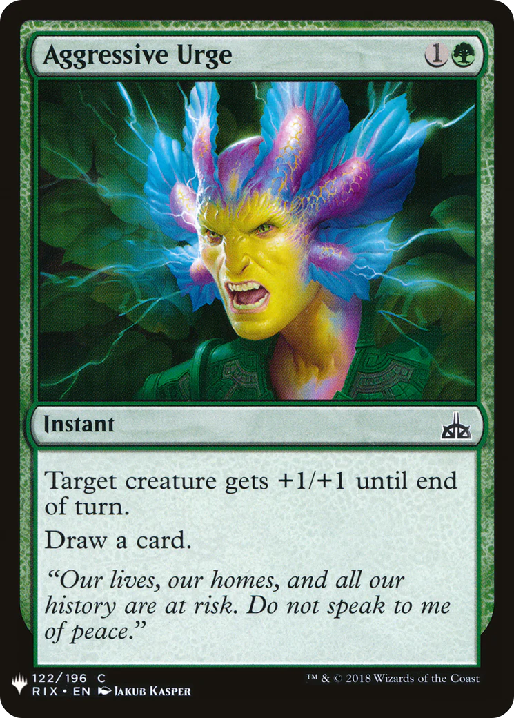 Aggressive Urge (LIST-RIX-122)  - The List