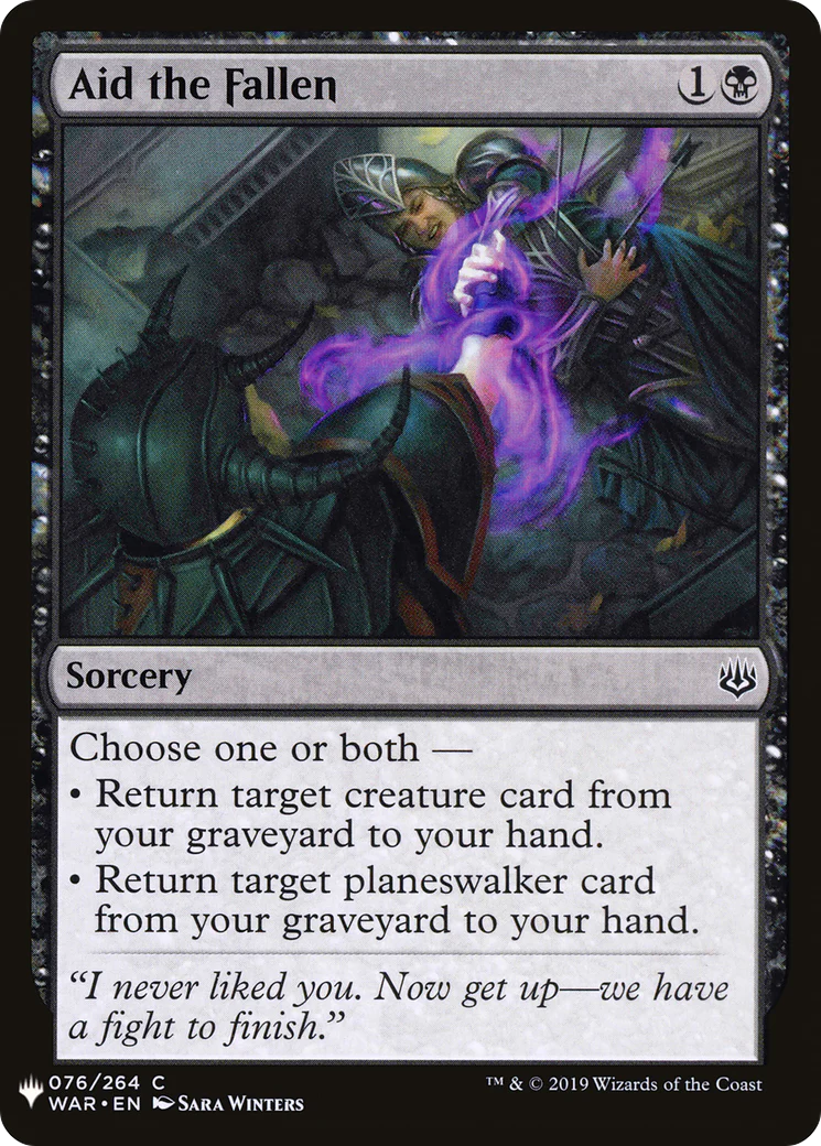 Aid the Fallen (LIST-076)  - The List