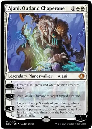 Ajani, Outland Chaperone (ECL-004)  Foil - Lorwyn Eclipsed