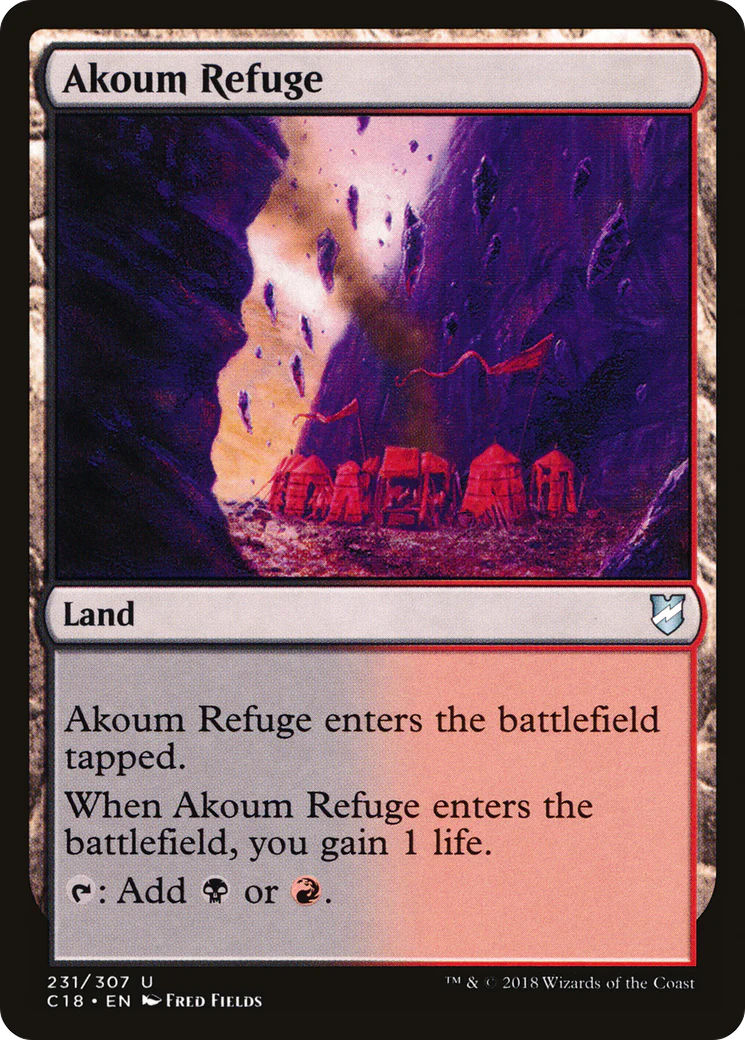 Akoum Refuge (C18-231)  - Commander 2018