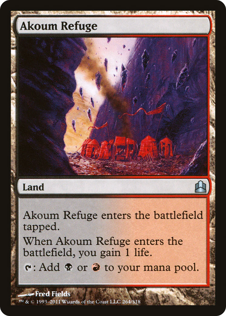 Akoum Refuge (CMD-264)  - Commander 2011