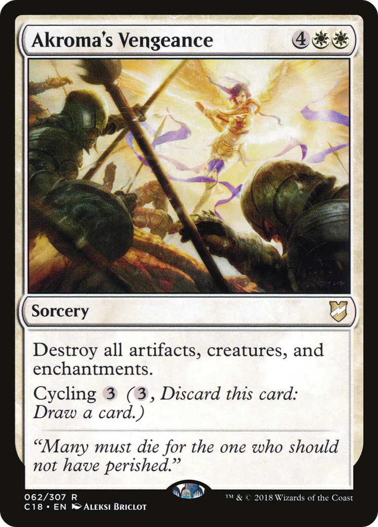 Akroma's Vengeance (C18-062)  - Commander 2018