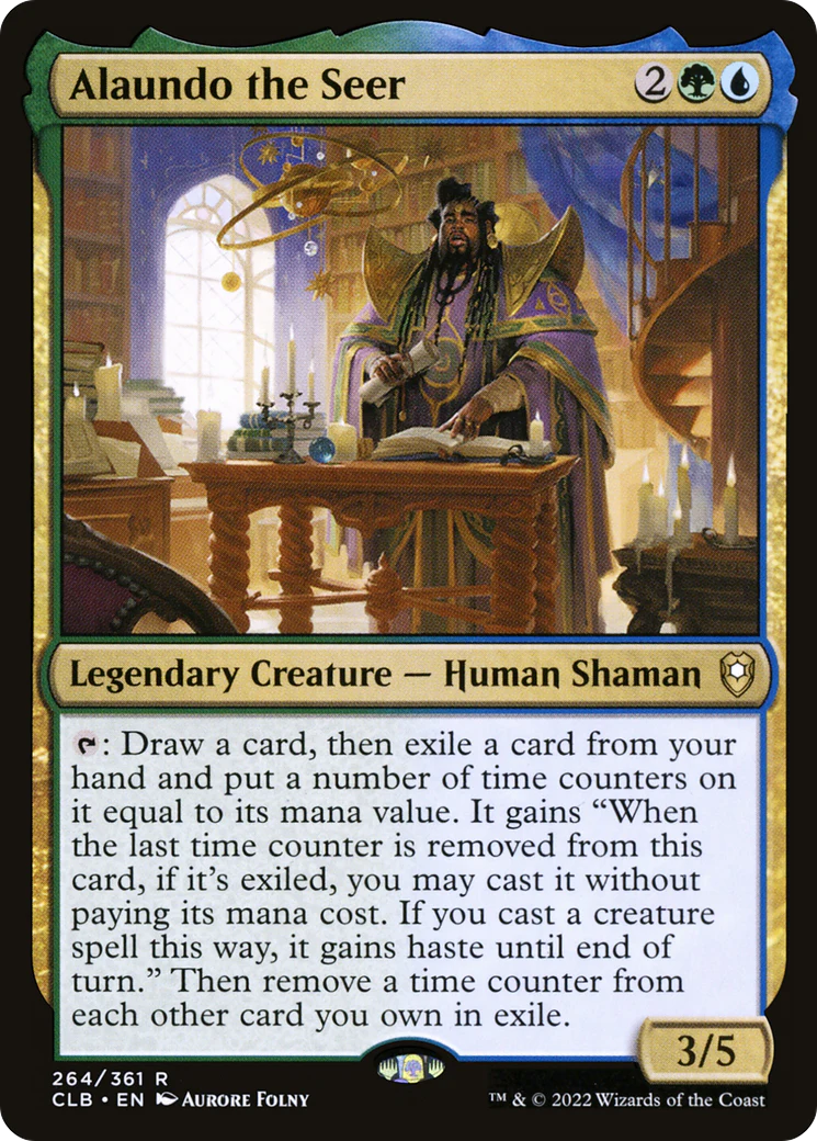 Alaundo the Seer (CLB-264)  Foil - Commander Legends: Battle for Baldur's Gate