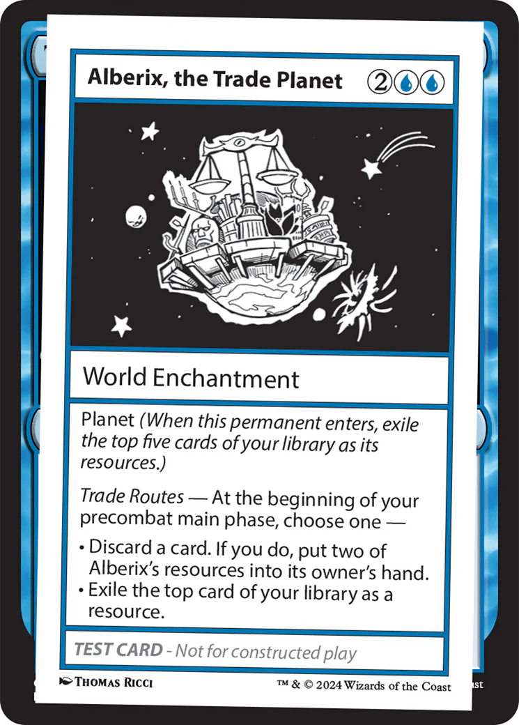 Alberix, the Trade Planet (MB2PC-)  - Mystery Booster 2
