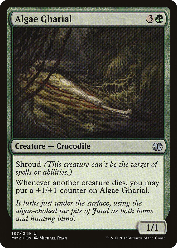 Algae Gharial (MM2-137)  Foil - Modern Masters 2015