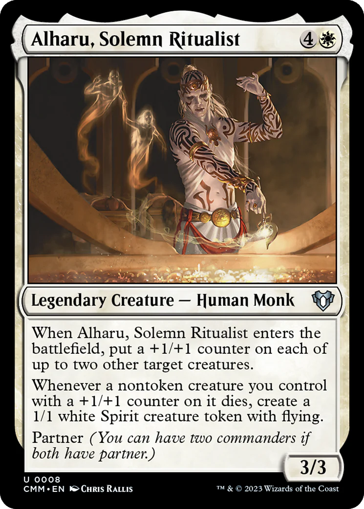 Alharu, Solemn Ritualist (CMM-008)  Foil - Commander Masters