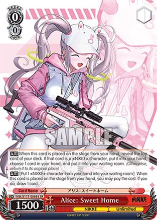 Alice: Sweet Home (SR) (NIK/S117-E069S SR) - GODDESS OF VICTORY: NIKKE