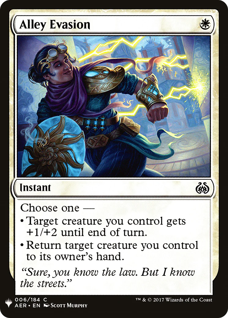 Alley Evasion (LIST-AER-6)  - The List