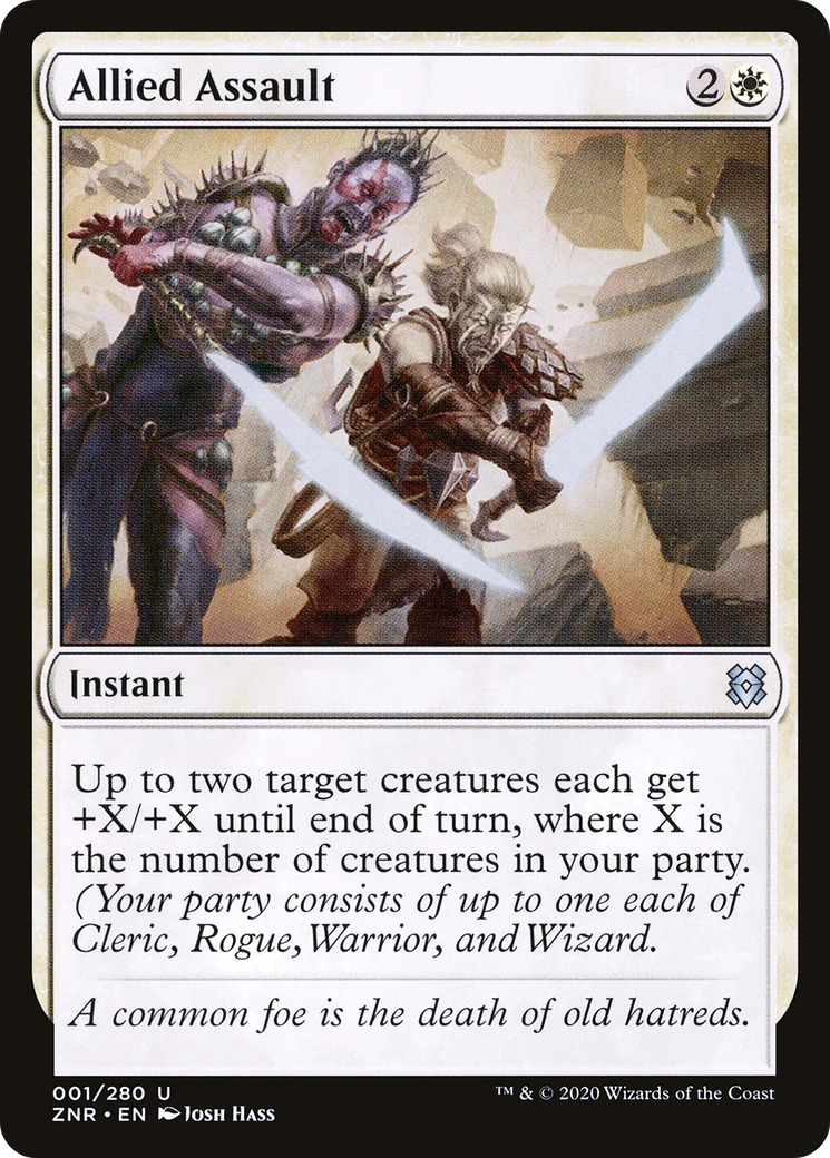 Allied Assault (ZNR-001)  Foil - Zendikar Rising