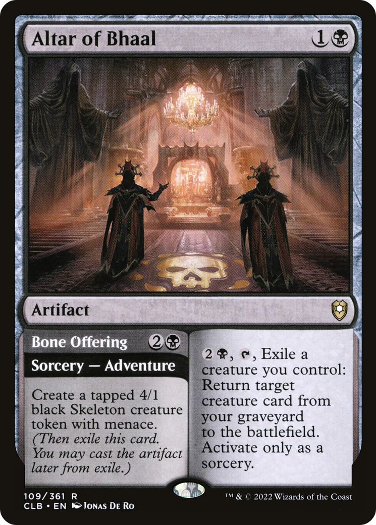 Altar of Bhaal (CLB-109)  Foil - Commander Legends: Battle for Baldur's Gate