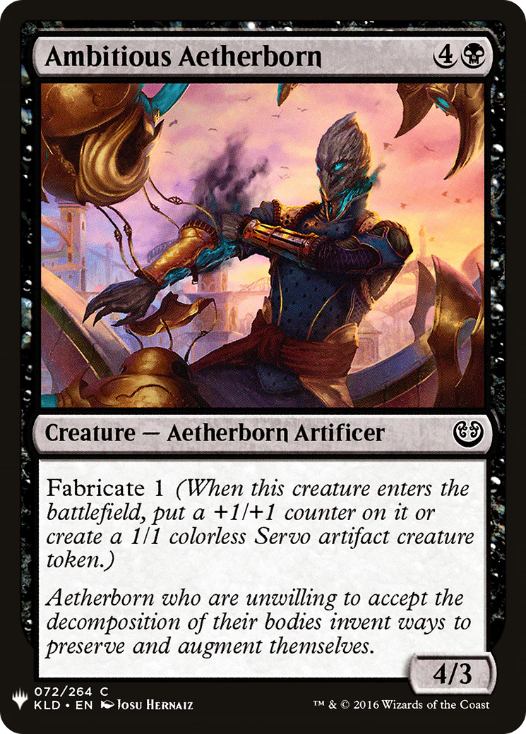 Ambitious Aetherborn (LIST-072)  - The List