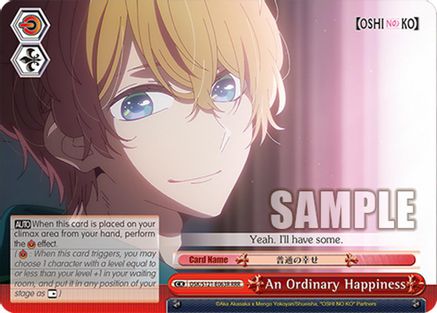 An Ordinary Happiness (RRR) (OSK/S121-E063R RRR) - [OSHI NO KO] Vol.2
