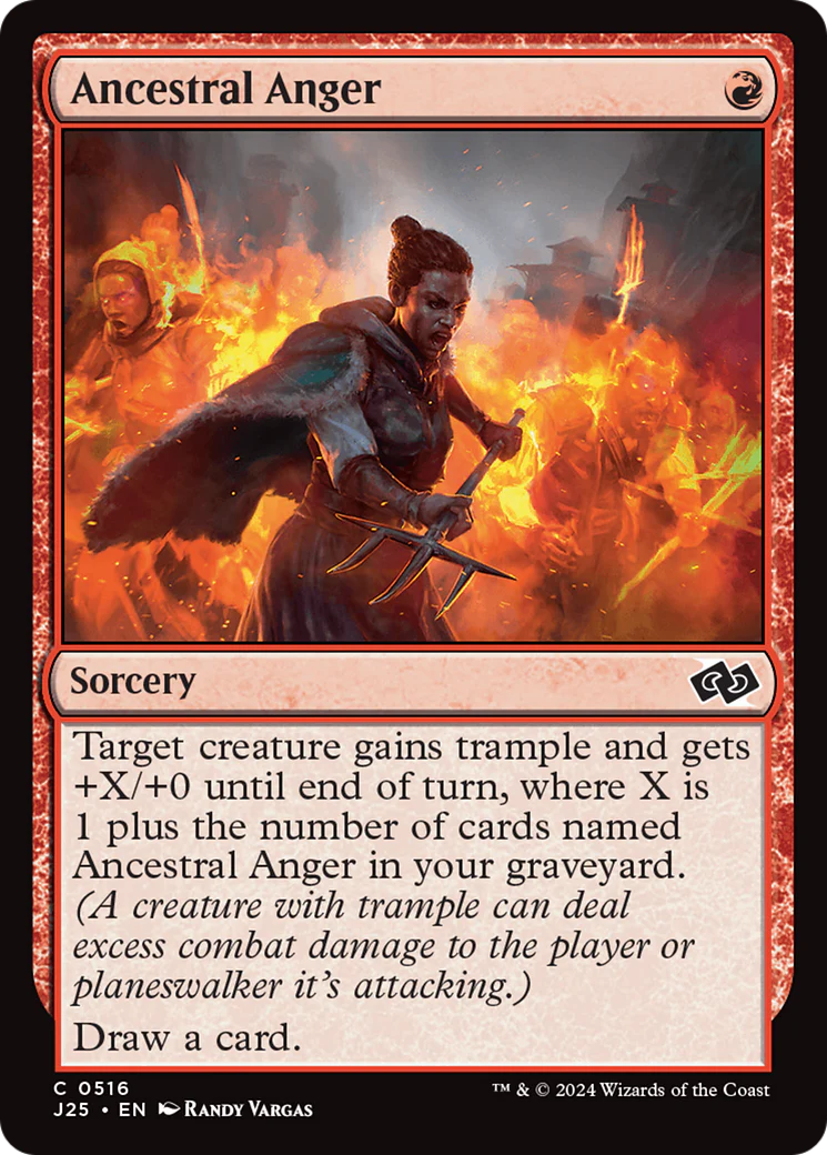 Ancestral Anger (J25-516)  - Foundations Jumpstart