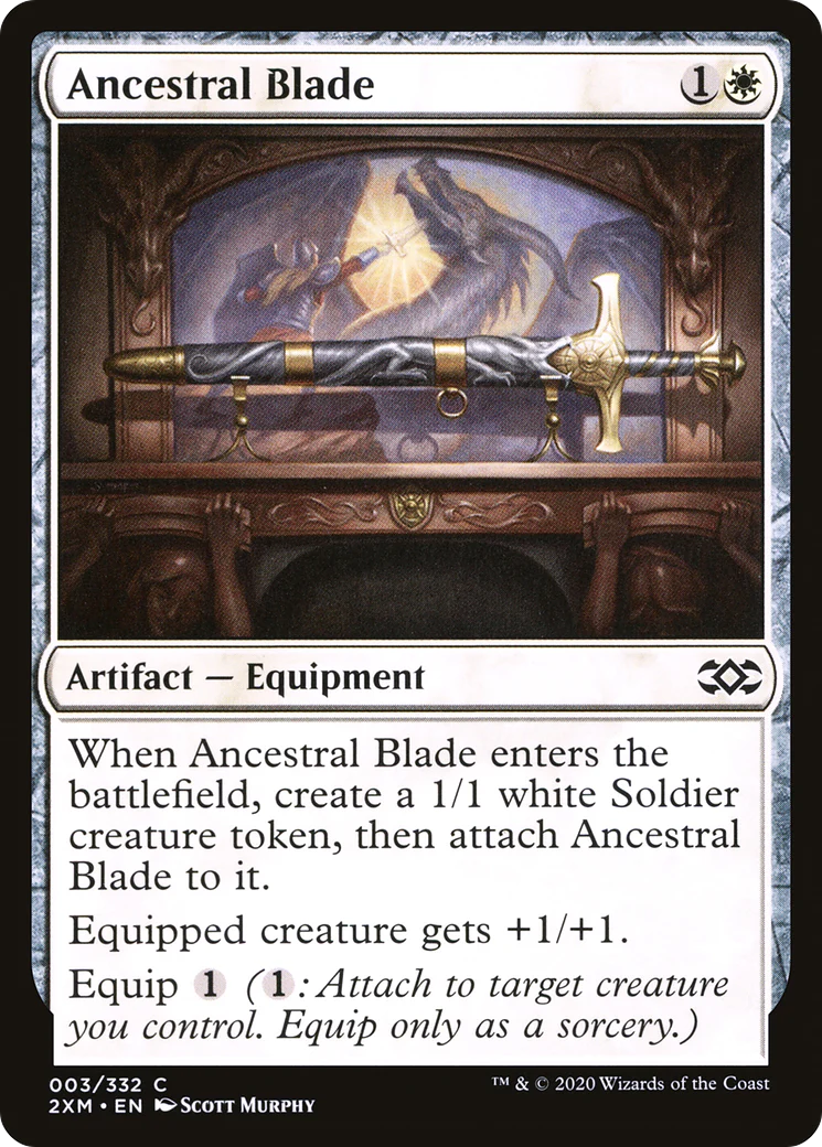 Ancestral Blade (2XM-003)  Foil - Double Masters