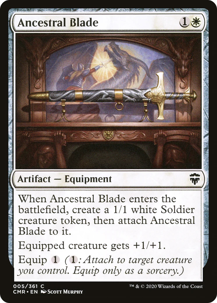 Ancestral Blade (CMR-005)  - Commander Legends