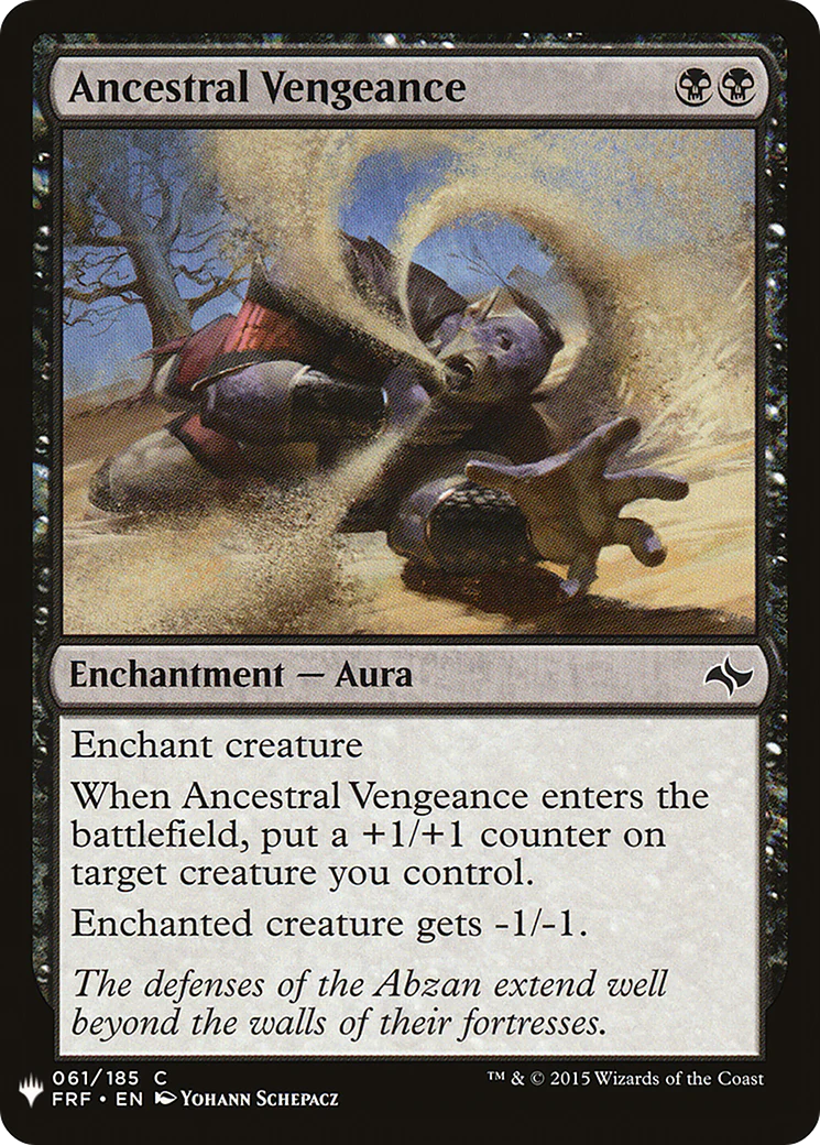Ancestral Vengeance (LIST-061)  - The List