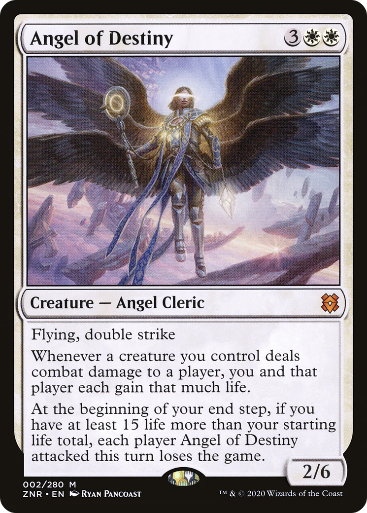 Angel of Destiny (ZNR-002)  Foil - Zendikar Rising