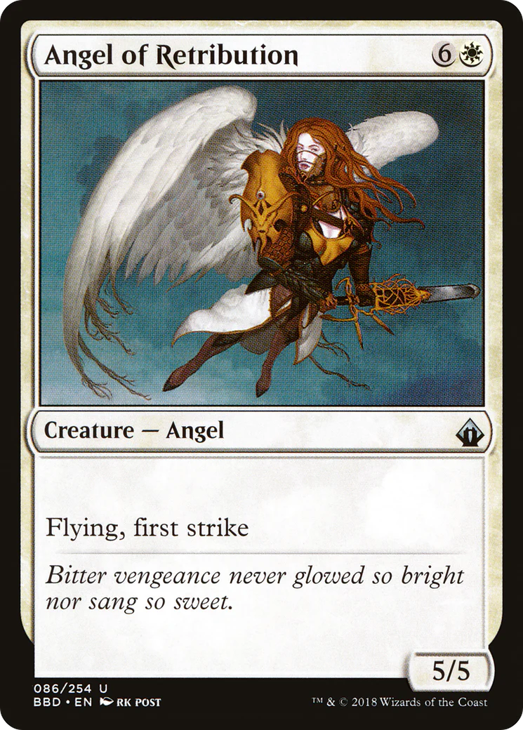 Angel of Retribution (BBD-086)  Foil - Battlebond