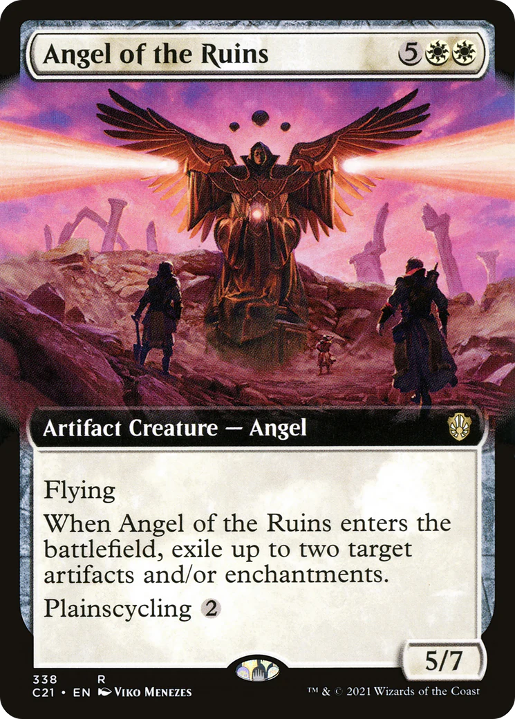 Angel of the Ruins (Extended Art) (C21-338)  - Commander 2021: (Extended Art)