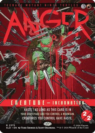 Anger (2375) (SLD-2375)  Foil - Secret Lair Drop Series
