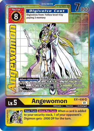 Angewomon (Alternate Art) (EX1-030) - Classic Collection Foil