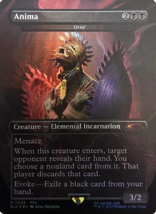 Anima - Grief (Rainbow Foil) (SLD-7006)  Foil - Secret Lair Drop Series