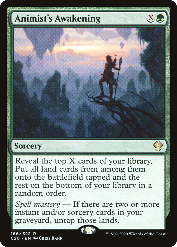 Animist's Awakening (C20-166)  - Commander 2020