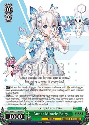 Anne: Miracle Fairy (NIK/S117-E034 R) - GODDESS OF VICTORY: NIKKE