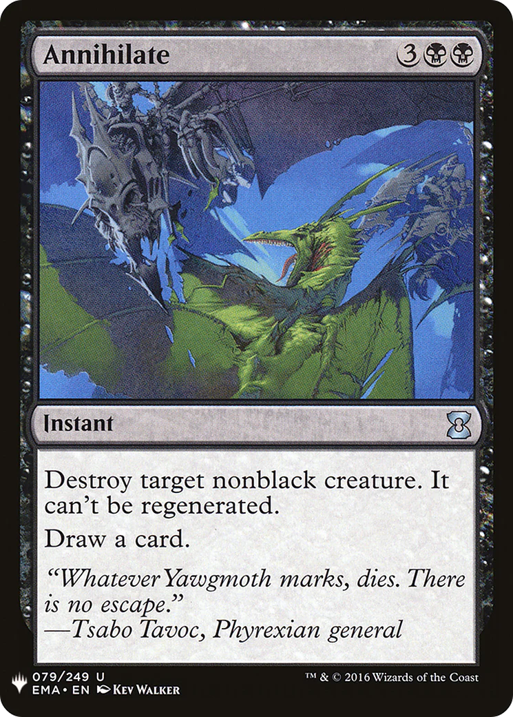 Annihilate (LIST-079)  - The List