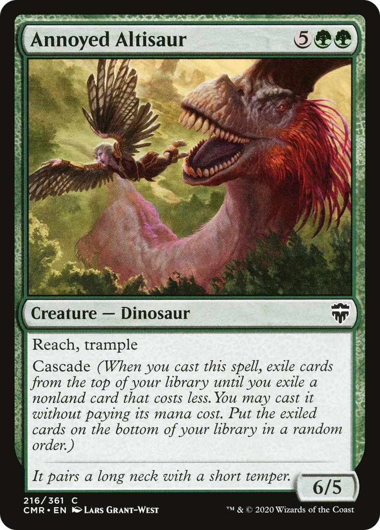 Annoyed Altisaur (CMR-216)  - Commander Legends